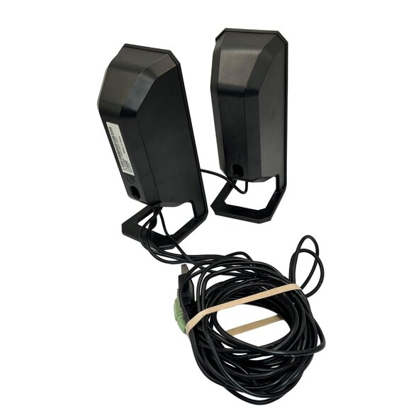 Dell USB Computer Speakers - Wired Black & Silver Model CN-0JH995 109a - Picture 6 of 7